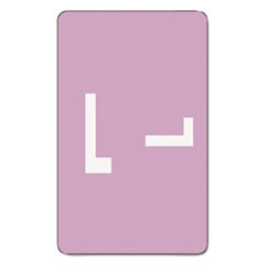AlphaZ Color-Coded Second Letter Alphabetical Labels, L, 1 x 1.63, Lavender, 10/Sheet, 10 Sheets/Pack OrdermeInc OrdermeInc