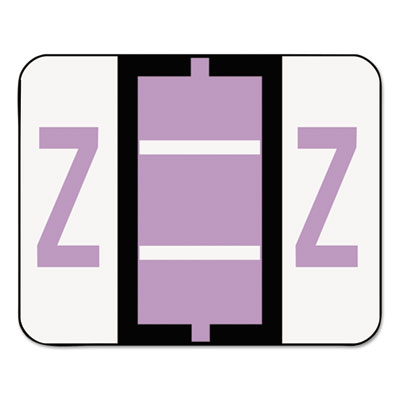 A-Z Color-Coded End Tab Filing Labels, Z, 1 x 1.25, White, 500/Roll OrdermeInc OrdermeInc