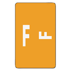 AlphaZ Color-Coded Second Letter Alphabetical Labels, F, 1 x 1.63, Orange, 10/Sheet, 10 Sheets/Pack OrdermeInc OrdermeInc