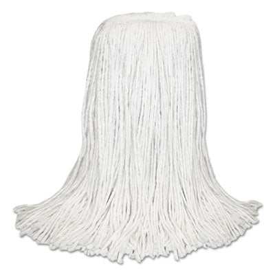 Banded Rayon Cut-End Mop Heads, White, 24 oz, 1 1/4" Headband, 12/Carton OrdermeInc OrdermeInc