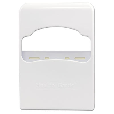 Health Gards Quarter-Fold Toilet Seat Cover Dispenser, 8.75 x 2 x 12, White OrdermeInc OrdermeInc