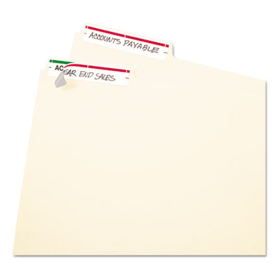 Printable 4" x 6" - Permanent File Folder Labels, 0.69 x 3.44, White, 7/Sheet, 36 Sheets/Pack, (5201) - OrdermeInc