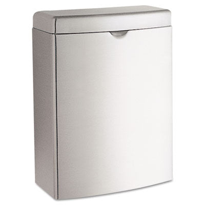 Bobrick Contura Receptacle, 1 gal, Stainless Steel OrdermeInc OrdermeInc