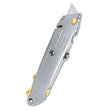 Stanley® Quick-Change Utility Knife with Twine Cutter and (3) Retractable Blades, 6" Metal Handle, Gray