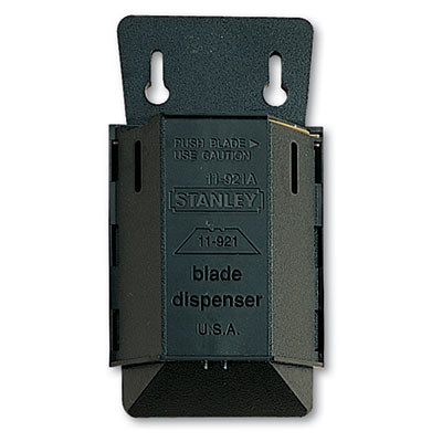 STANLEY BOSTITCH Wall Mount Utility Knife Blade Dispenser w/Blades, 100/Pack