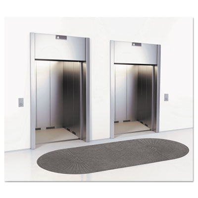 EcoGuard Diamond Floor Mat, Double Fan, 36 x 96, Charcoal OrdermeInc OrdermeInc