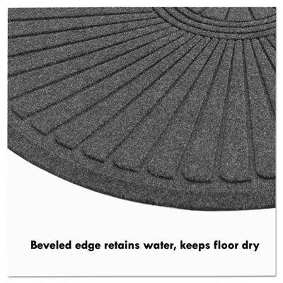 EcoGuard Diamond Floor Mat, Double Fan, 36 x 96, Charcoal OrdermeInc OrdermeInc