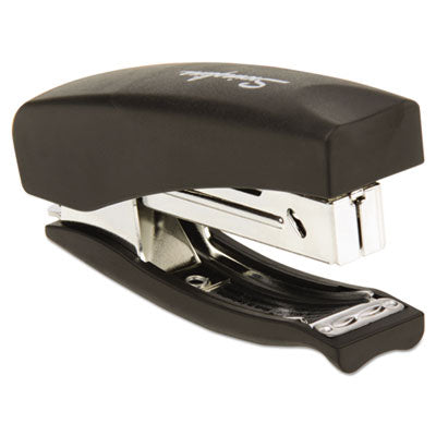 Soft Grip Half Strip Hand Stapler, 20-Sheet Capacity, Black OrdermeInc OrdermeInc