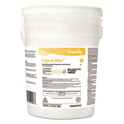 Liqu-A-Klor Disinfectant/Sanitizer, 5 gal Pail OrdermeInc OrdermeInc