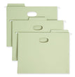 Smead™ FasTab Hanging Pockets, Letter Size, 1/3-Cut Tabs, Moss, 9/Box OrdermeInc OrdermeInc