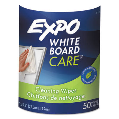 SANFORD Dry-Erase Board-Cleaning Wet Wipes, 6 x 9, 50/Container - OrdermeInc