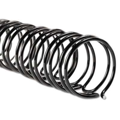 WireBind Spines, 3/8" Diameter, 85 Sheet Capacity, Black, 100/Box OrdermeInc OrdermeInc