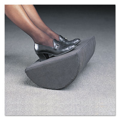 SAFCO PRODUCTS Half-Cylinder Padded Foot Cushion, 17.5w x 11.5d x 6.25h, Black