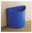 Safco® Desk-Side Recycling Receptacle, 3 gal, Plastic, Black/Blue OrdermeInc OrdermeInc