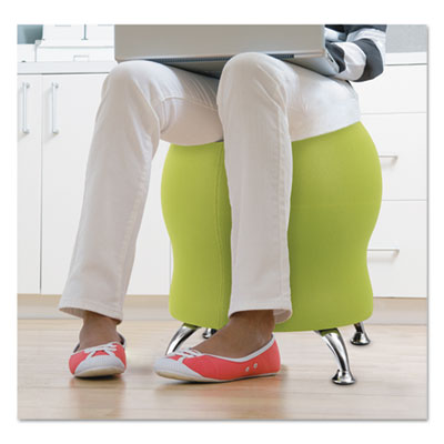 Zenergy Ball Chair, Backless, Supports Up to 250 lb, Grass Fabric Seat, Silver Base OrdermeInc OrdermeInc