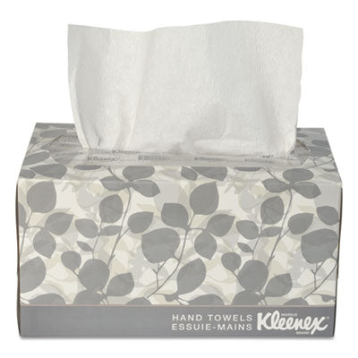 Kleenex® Hand Towels, POP-UP Box, Cloth, 1-Ply, 9 x 10.5, Unscented, White, 120/Box - OrdermeInc