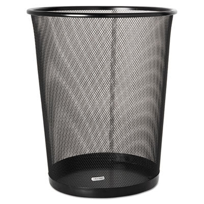 Rolodex™ Mesh Round Wastebasket, 4.5 gal, Mesh, Black OrdermeInc OrdermeInc