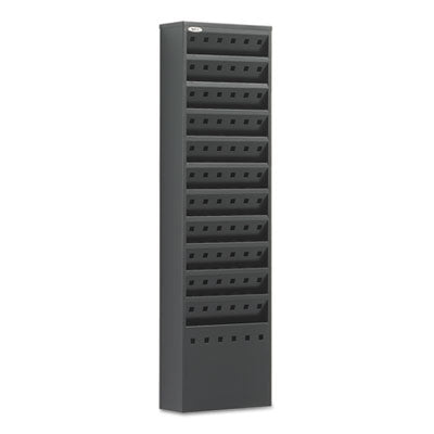 Steel Magazine Rack, 11 Compartments, 10w x 4d x 36.25h, Black OrdermeInc OrdermeInc