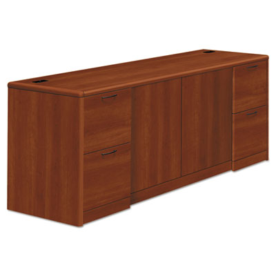 10700 Series Credenza w/Doors, 72w x 24d x 29.5h, Cognac OrdermeInc OrdermeInc