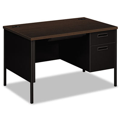 Metro Classic Series Right Pedestal Desk, 48" x 30" x 29.5", Mocha/Black OrdermeInc OrdermeInc