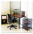Steel Desk, 47.25" x 24" x 28.75", Cherry/Black OrdermeInc OrdermeInc