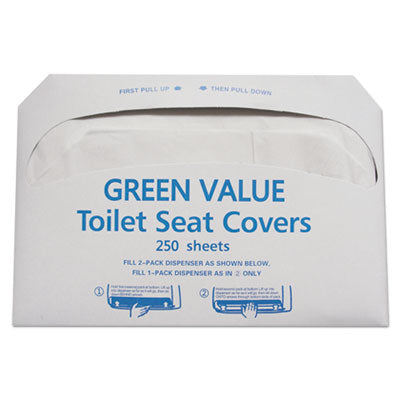 Half-Fold Toilet Seat Covers, 14.75 x 16.5, White, 5,000/Carton OrdermeInc OrdermeInc