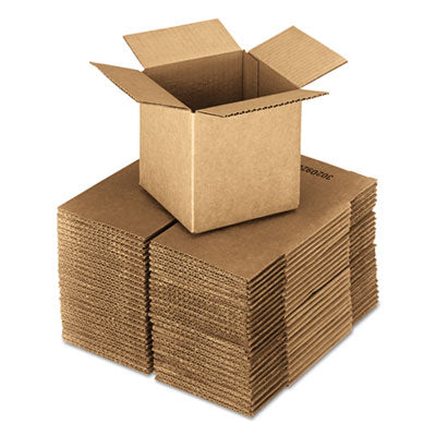 Cubed Fixed-Depth Corrugated Shipping Boxes, Regular Slotted Container (RSC), 24" x 24" x 24", Brown Kraft, 10/Bundle OrdermeInc OrdermeInc