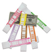 ICONEX Color-Coded Kraft Currency Straps, Dollar Bill, $50, Self-Adhesive, 1000/Pack - OrdermeInc