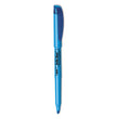 BIC CORP. Brite Liner Highlighter, Fluorescent Blue Ink, Chisel Tip, Blue/Black Barrel, Dozen