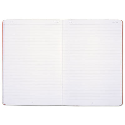 Flexible Cover Casebound Notebooks, SCRIBZEE Compatible, 1-Subject, Wide/Legal Rule, Black Cover, (71) 8.25 x 5.75 Sheets OrdermeInc OrdermeInc