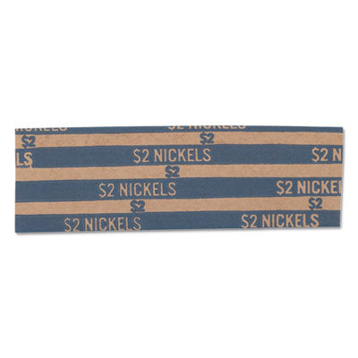 PAP-R PRODUCTS Flat Coin Wrappers, Nickels, $2, 1000 Wrappers/Box - OrdermeInc