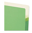 Colored File Pockets, 1.75" Expansion, Letter Size, Green OrdermeInc OrdermeInc