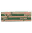 PAP-R PRODUCTS Flat Coin Wrappers, Dimes, $5, 1000 Wrappers/Box - OrdermeInc