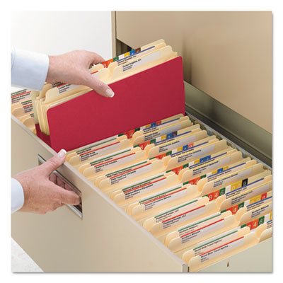 Colored File Pockets, 1.75" Expansion, Letter Size, Red OrdermeInc OrdermeInc