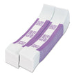 PAP-R PRODUCTS Currency Straps, Violet, $2,000 in $20 Bills, 1000 Bands/Pack - OrdermeInc