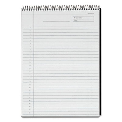 TOPS™ Docket Diamond Top-Wire Ruled Planning Pad, Wide/Legal Rule, Black Cover, 60 White 8.5 x 11.75 Sheets OrdermeInc OrdermeInc