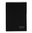 TOPS™ Docket Diamond Top-Wire Ruled Planning Pad, Wide/Legal Rule, Black Cover, 60 White 8.5 x 11.75 Sheets OrdermeInc OrdermeInc