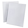 Quadrille Pads, Quadrille Rule (4 sq/in), 50 White (Heavyweight 20 lb Bond) 8.5 x 11 Sheets OrdermeInc OrdermeInc