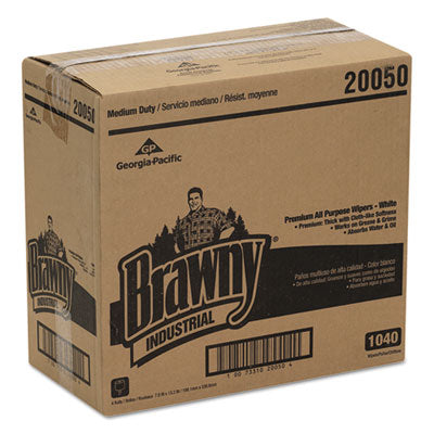 Medium Duty Premium DRC Wipers, 7.78 x 13.25, Unscented, White, 260/Roll, 4 Rolls/Carton OrdermeInc OrdermeInc