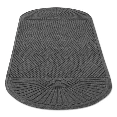 EcoGuard Diamond Floor Mat, Double Fan, 36 x 96, Charcoal OrdermeInc OrdermeInc