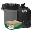 Earthsense® Commercial Linear Low Density Recycled Can Liners, 33 gal, 1.25 mil, 33" x 39", Black, 10 Bags/Roll, 10 Rolls/Carton OrdermeInc OrdermeInc