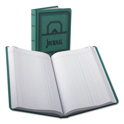 Account Journal, Journal-Style Rule, Blue Cover, 11.75 x 7.25 Sheets, 500 Sheets/Book OrdermeInc OrdermeInc