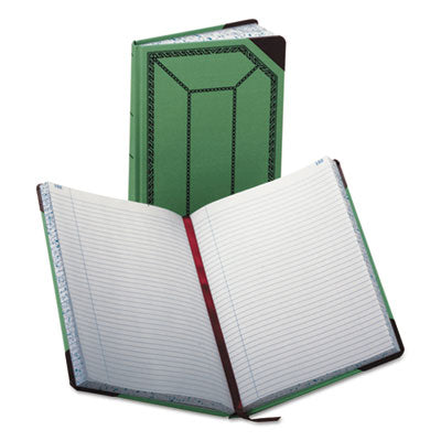 Account Record Book, Record-Style Rule, Green/Black/Red Cover, 12.13 x 7.44 Sheets, 300 Sheets/Book OrdermeInc OrdermeInc