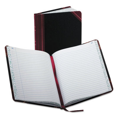 Account Record Book, Record-Style Rule, Black/Maroon/Gold Cover, 9.25 x 7.31 Sheets, 150 Sheets/Book OrdermeInc OrdermeInc