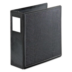 Cardinal® SuperLife Easy Open Locking Slant-D Ring Binder, 3 Rings, 4" Capacity, 11 x 8.5, Black OrdermeInc OrdermeInc