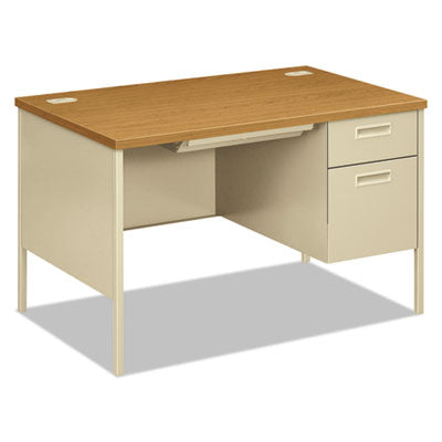 Metro Classic Series Right Pedestal Desk, 48" x 30" x 29.5", Harvest/Putty OrdermeInc OrdermeInc