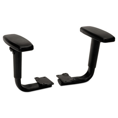 HON COMPANY Optional Height-Adjustable T-Arms for Volt Series Chairs for HON Volt Series Task Chairs, Black, 2/Set
