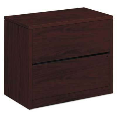 10500 Series Lateral File, 2 Legal/Letter-Size File Drawers, Mahogany, 36" x 20" x 29.5" OrdermeInc OrdermeInc