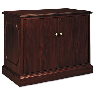 94000 Series Storage Cabinet, 37.5w x 20.5d x 29.5h, Mahogany OrdermeInc OrdermeInc