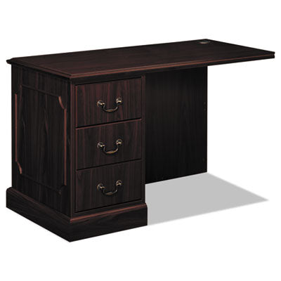 94000 Series "L" Workstation Left Return, 48w x 24d x 29.5h, Mahogany OrdermeInc OrdermeInc